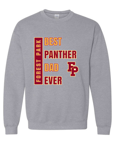 Forest Park Panthers Best Panther Dad Men's Sweatshirt