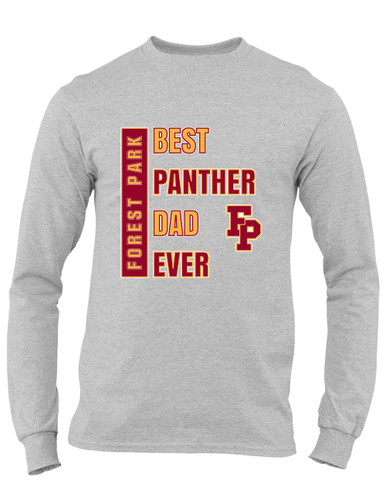 Forest Park Panthers Best Panther Dad Men's LS T-Shirt