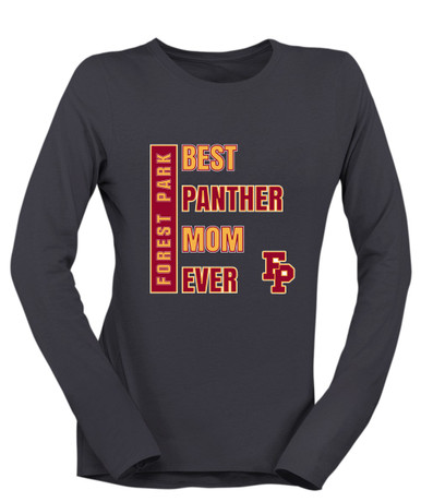 Forest Park Panthers Best Panther Mom Women's LS T-Shirt