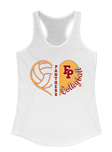 Forest Park Panthers Heart Volleyball Women's Tank Top