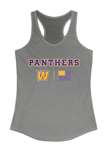 Wenatchee Panthers Team Colors Flag Women's Tank Top