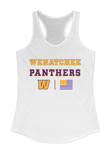Wenatchee Panthers Spirit Flag Women's Tank Top