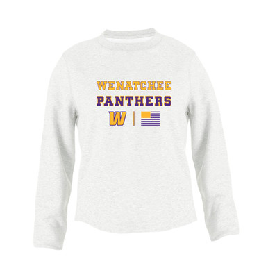 Wenatchee Panthers Spirit Flag Women's Sweatshirt