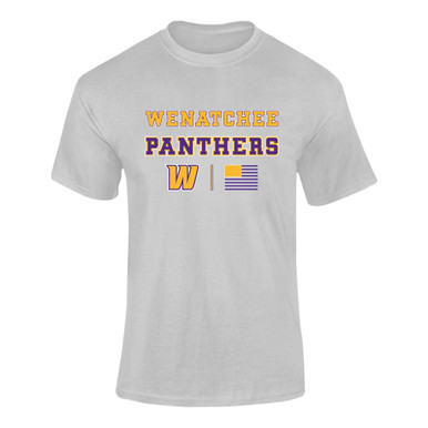 Wenatchee Panthers Spirit Flag Men's Premium SS T-Shirt