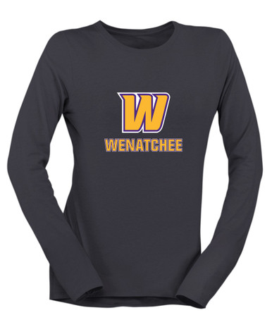 Wenatchee Panthers Mascot #2 Women's Premium LS T-Shirt