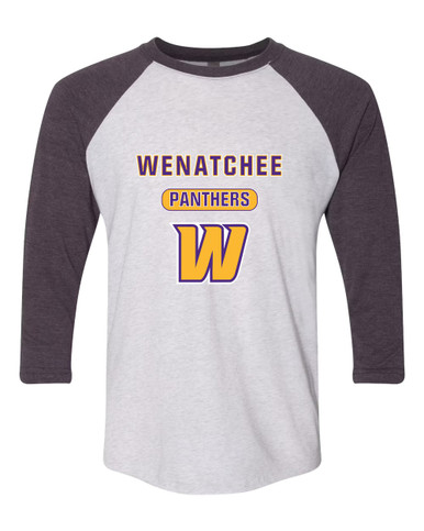 Wenatchee Panthers Mascot #3 Men's Baseball T-Shirt