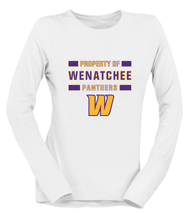 Wenatchee Panthers Property Of Women's Premium LS T-Shirt