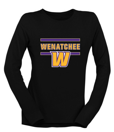 Wenatchee Panthers Mascot #4 Women's Premium LS T-Shirt
