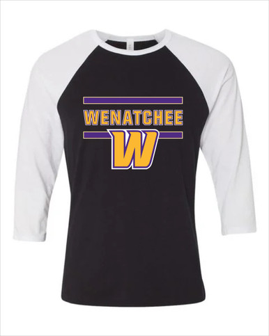 Wenatchee Panthers Mascot #4 Women's Baseball T-Shirt