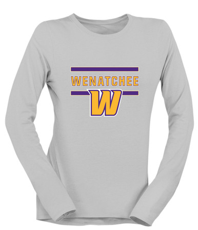 Wenatchee Panthers Mascot #4 Women's LS T-Shirt