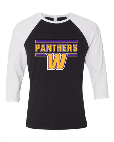Wenatchee Panthers Mascot #5 Men's Baseball T-Shirt