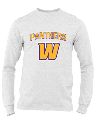 Wenatchee Panthers Mascot #6 Men's LS T-Shirt