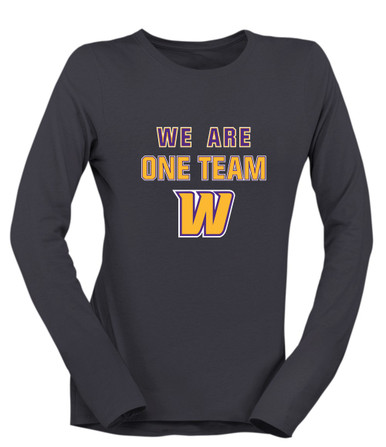 Wenatchee Panthers We Are One Team Women's Premium LS T-Shirt