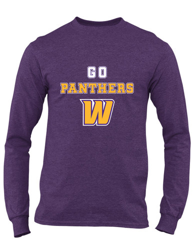Wenatchee Panthers Go Team Men's LS T-Shirt
