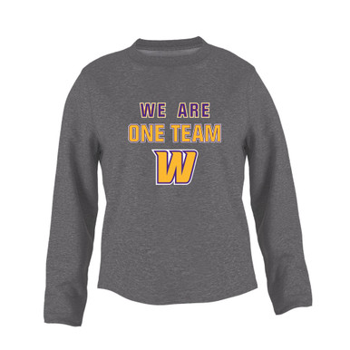 Wenatchee Panthers We Are One Team Women's Sweatshirt