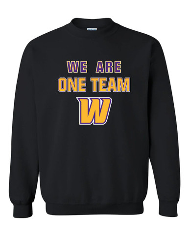 Wenatchee Panthers We Are One Team Men's Sweatshirt