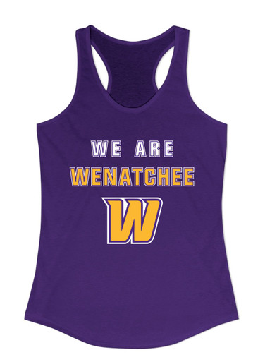Wenatchee Panthers We Are Women's Tank Top