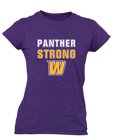 Wenatchee Panthers Strong #2 Women's SS T-Shirt