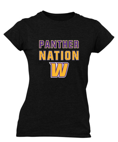 Wenatchee Panthers Nation #2 Women's Premium SS T-Shirt