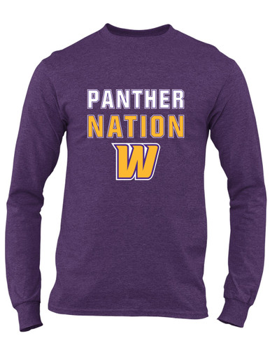 Wenatchee Panthers Nation #2 Men's LS T-Shirt