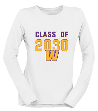 Wenatchee Panthers Class of 2030 Women's Premium LS T-Shirt