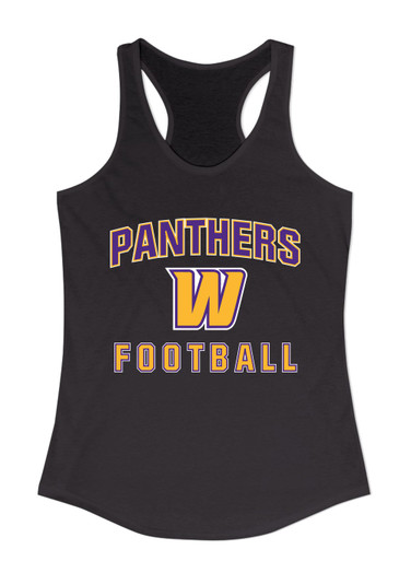 Wenatchee Panthers Football #1 Women's Tank Top