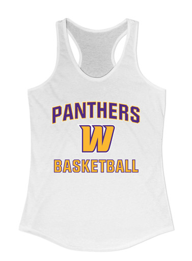 Wenatchee Panthers Basketball #1 Women's Tank Top