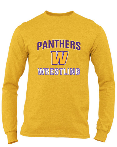 Wenatchee Panthers Wrestling Men's LS T-Shirt