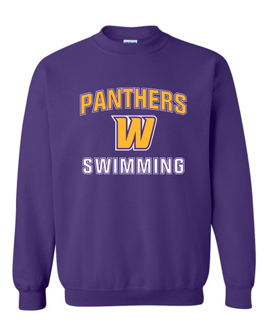 Wenatchee Panthers Swimming Men's Sweatshirt