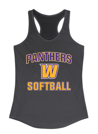 Wenatchee Panthers Softball #1 Women's Tank Top