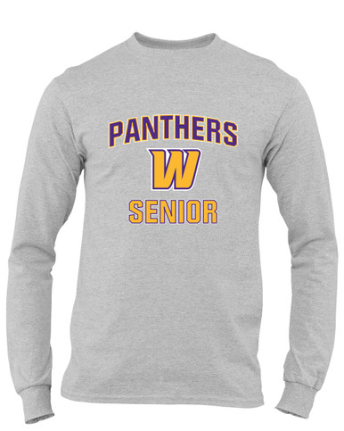 Wenatchee Panthers Senior #1 Men's LS T-Shirt