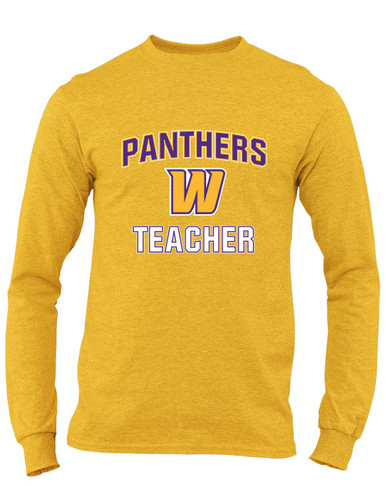 Wenatchee Panthers Teacher Men's LS T-Shirt