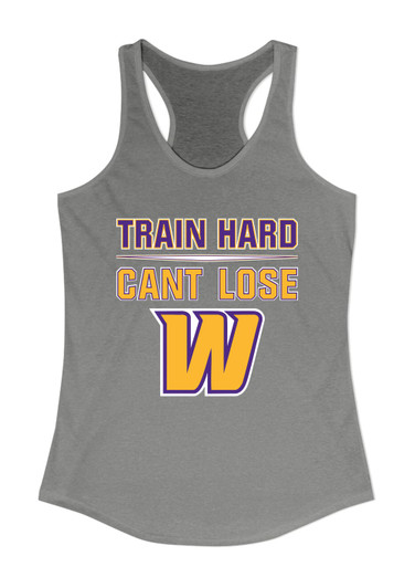 Wenatchee Panthers Train Hard, Can't Lose Women's Tank Top