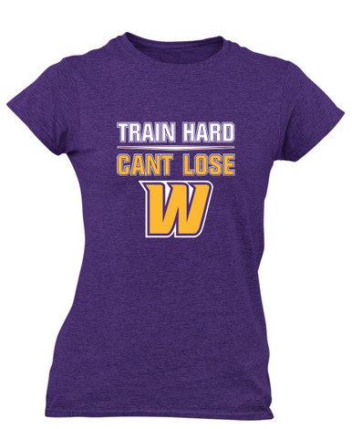 Wenatchee Panthers Train Hard, Can't Lose Women's SS T-Shirt