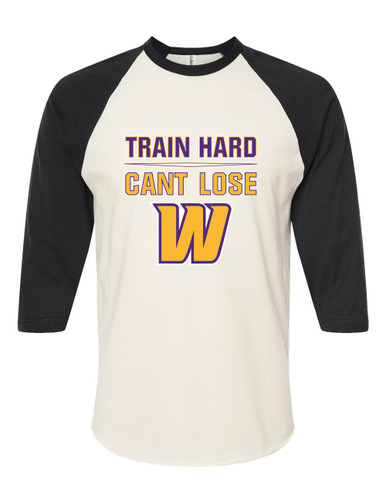 Wenatchee Panthers Train Hard, Can't Lose Men's Baseball T-Shirt