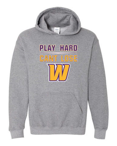 Wenatchee Panthers Play Hard, Can't Lose Men's Hoodie