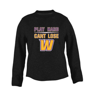 Wenatchee Panthers Play Hard, Can't Lose Women's Sweatshirt