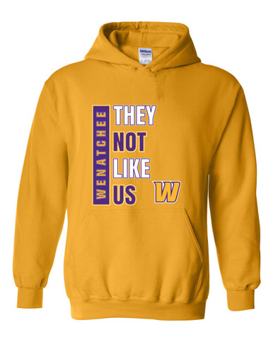 Wenatchee Panthers They Not Like Us #1 Men's Hoodie