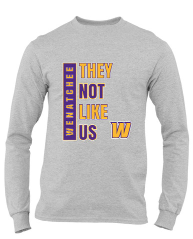 Wenatchee Panthers They Not Like Us #1 Men's Premium LS T-Shirt