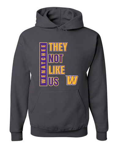 Wenatchee Panthers They Not Like Us #1 Men's Premium Hoodie