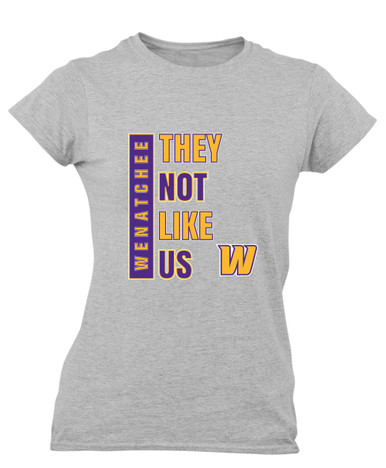 Wenatchee Panthers They Not Like Us #1 Women's Premium SS T-Shirt