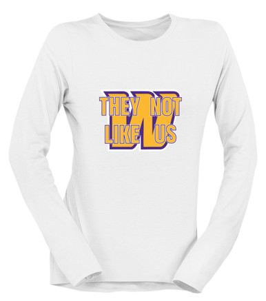 Wenatchee Panthers They Not Like Us #2 Women's LS T-Shirt