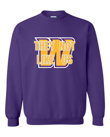 Wenatchee Panthers They Not Like Us #2 Men's Sweatshirt