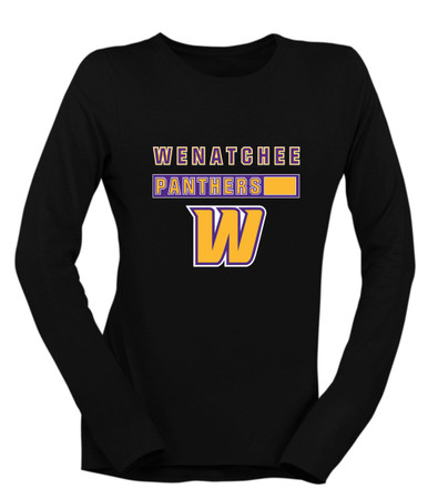 Wenatchee Panthers Mascot #7 Women's Premium LS T-Shirt