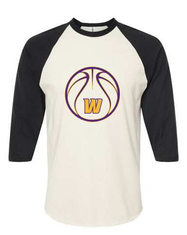 Wenatchee Panthers Basketball #2 Women's Baseball T-Shirt