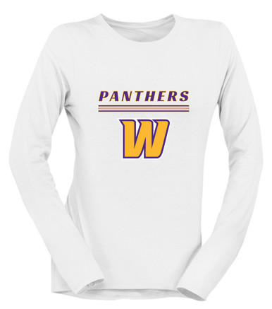 Wenatchee Panthers Mascot #8 Women's Premium LS T-Shirt