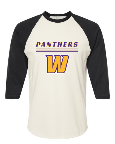 Wenatchee Panthers Mascot #8 Men's Baseball T-Shirt