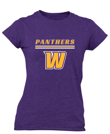 Wenatchee Panthers Mascot #8 Women's SS T-Shirt
