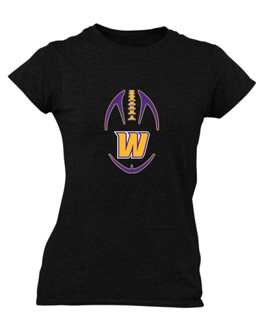 Wenatchee Panthers Football #4 Women's SS T-Shirt