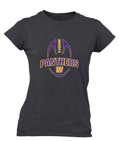 Wenatchee Panthers Football #5 Women's SS T-Shirt